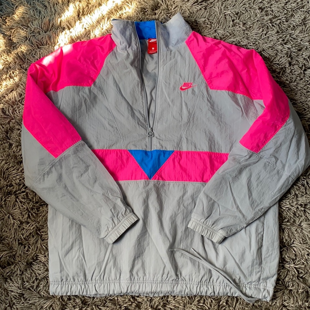 Women’s neon Nike windbreaker